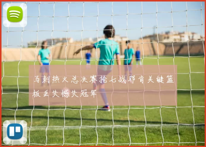马刺热火总决赛抢七战邓肯关键篮板丢失憾失冠军